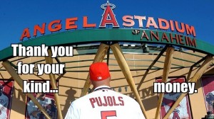 albert pujols thank you for the money