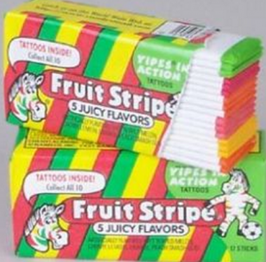 fruit stripe gum