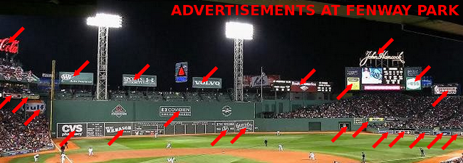 fenway outfield ads