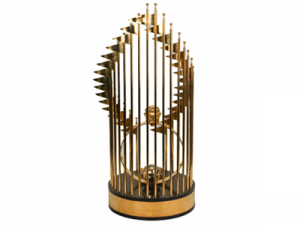 a world series trophy