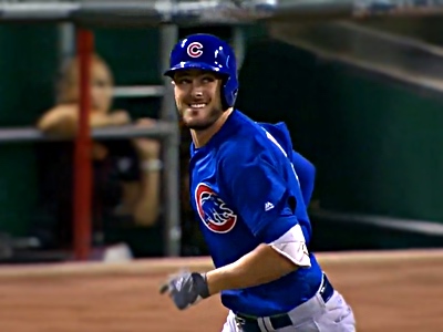 kris bryant watches it fly