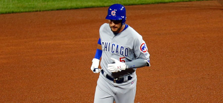 Albert Almora Ripped a Homer Off of a Righty on the Road, Which