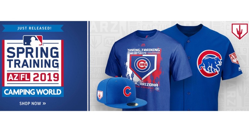 It's Out: New 2019 Spring Training Gear at the Cubs Shop