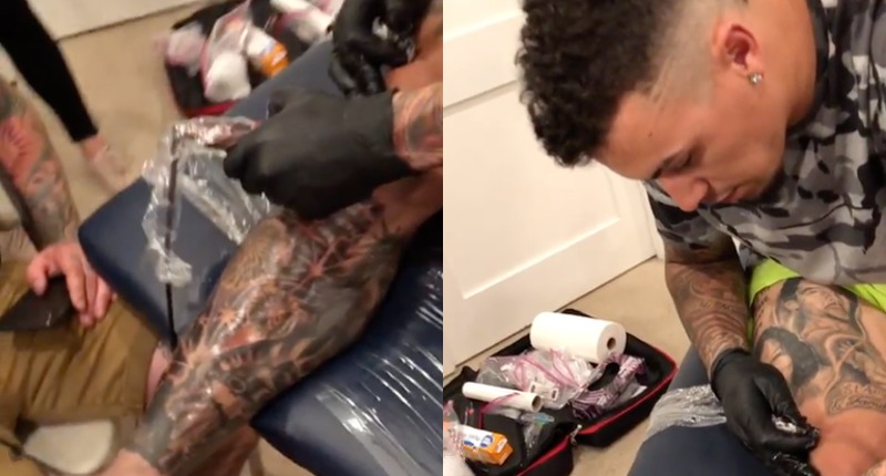 El Mago Really Can Do Everything, Including Giving Himself a Tattoo -  Bleacher Nation