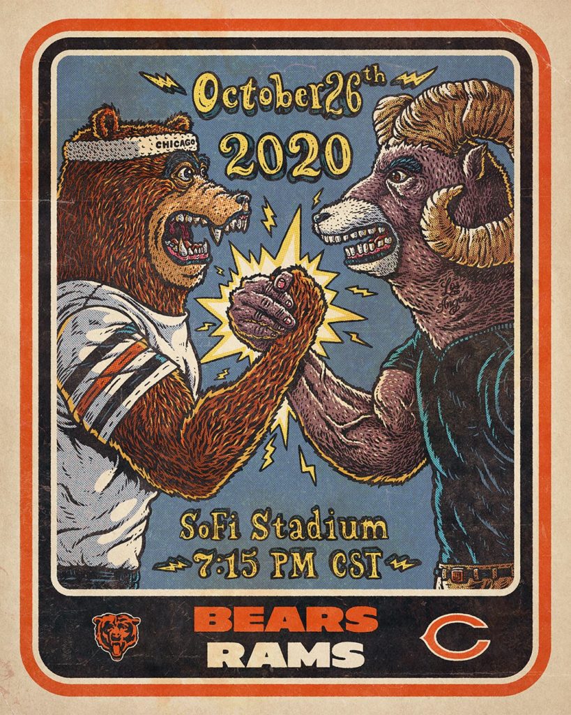 Have You Noticed How Awesome the Bears Gameday Art Has Been This