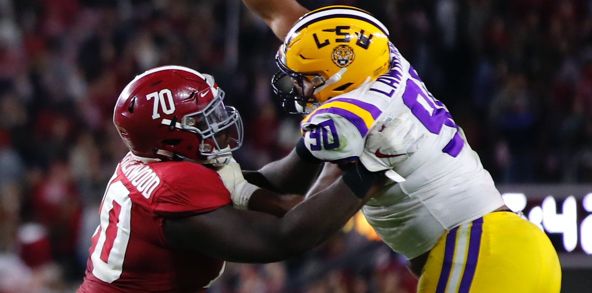 The Raiders Cut OL Alex Leatherwood, Who Was the 17th Overall Pick in the  2021 NFL Draft - Bleacher Nation
