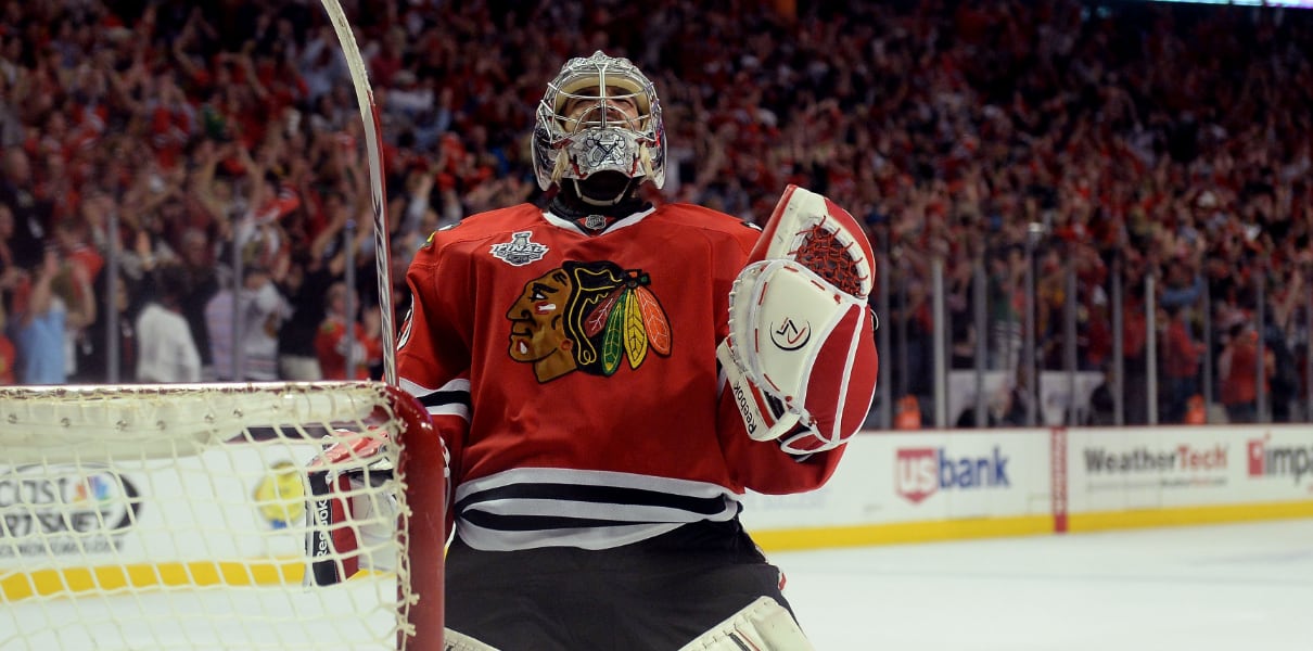 Chicago Blackhawks on X: #crOwMG x 50 Congrats to Corey Crawford for  earning his 50th @NHL Playoff win!  / X