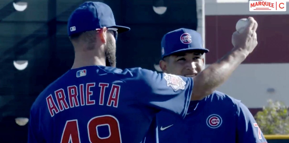Miscellaneous spring training: Arrieta back in blue and Schooling Alzolay, Lester now in red, Watch your speed, more