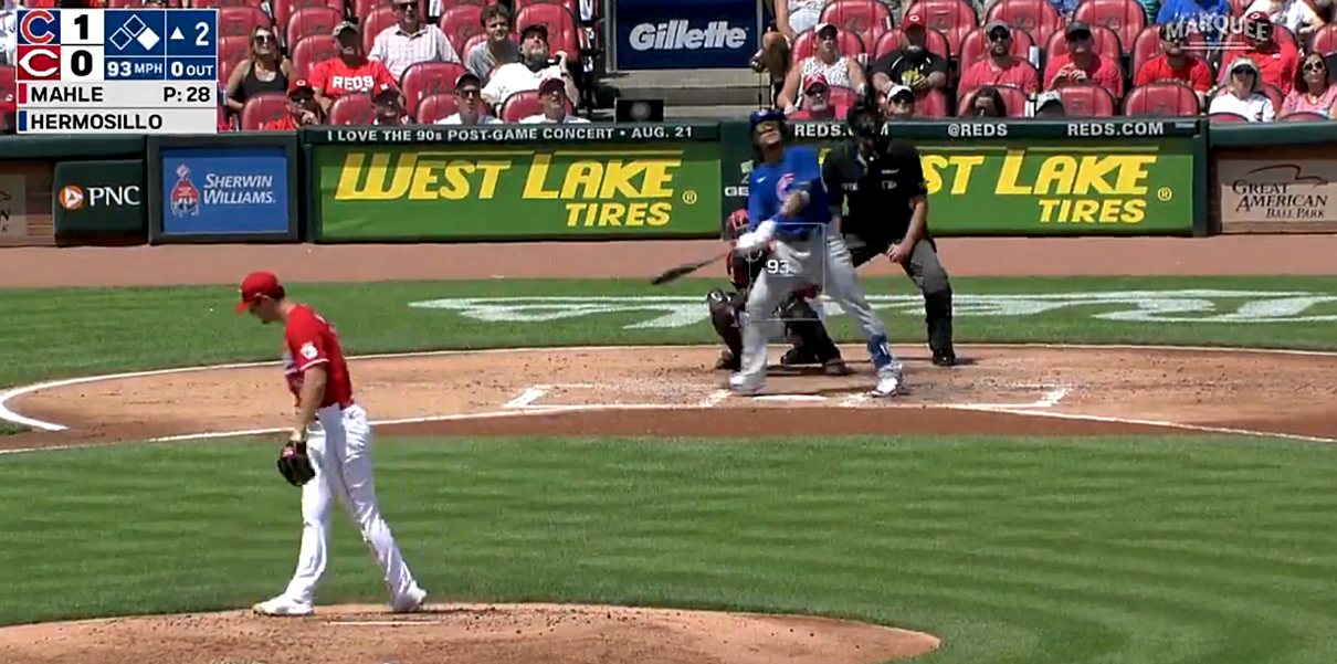 Michael Hermosillo's homer highlights a blowout win for the Cubs