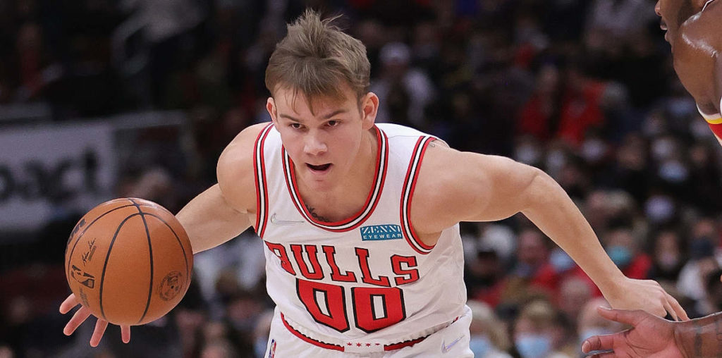 Mac McClung of the Chicago Bulls