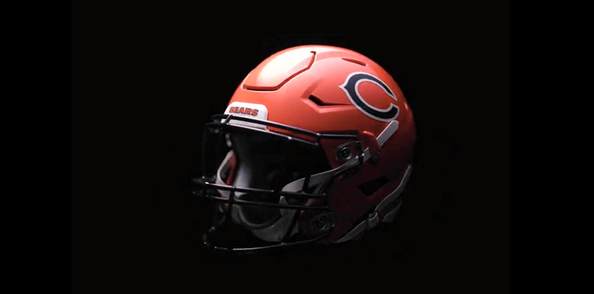 chicago bears helmets 2022