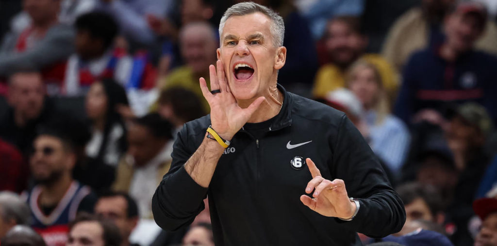 Billy Donovan screams from the sideline.