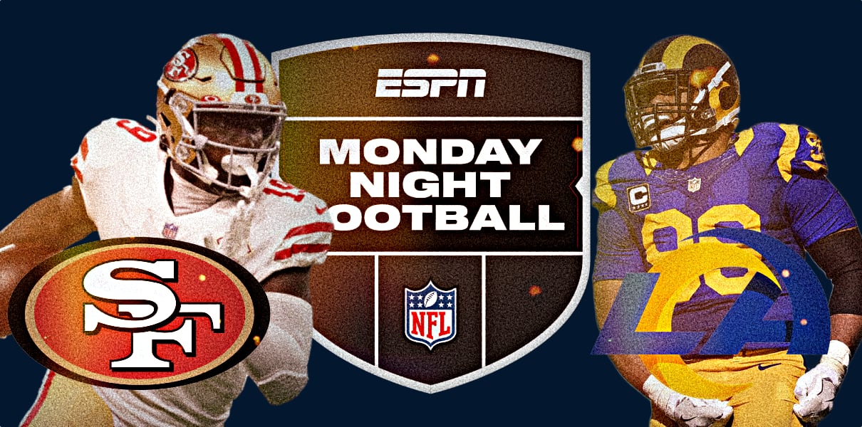 Monday Night Football: Rams at 49ers (7:15 CT) - Lineups