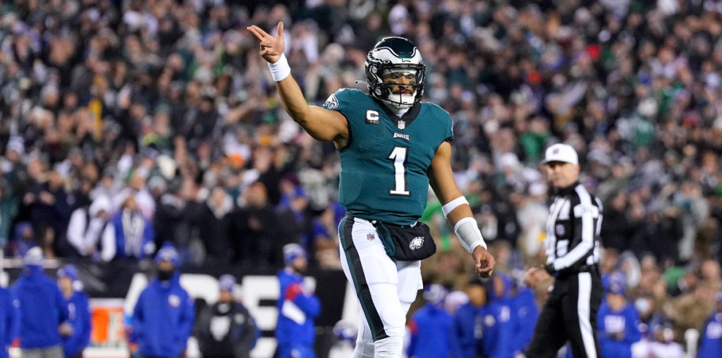 Jalen Hurts and the Eagles are the odds-on favorites to win the Super Bowl in 2023.