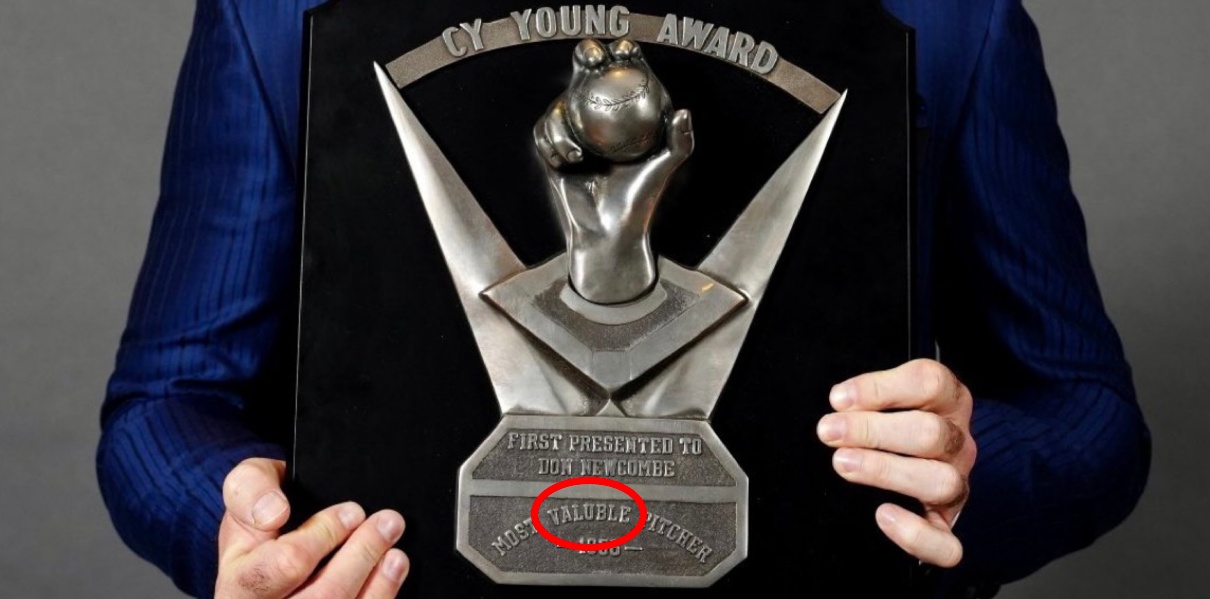 The Cy Young Winners Received Their Most "Valuble" Award Plaques