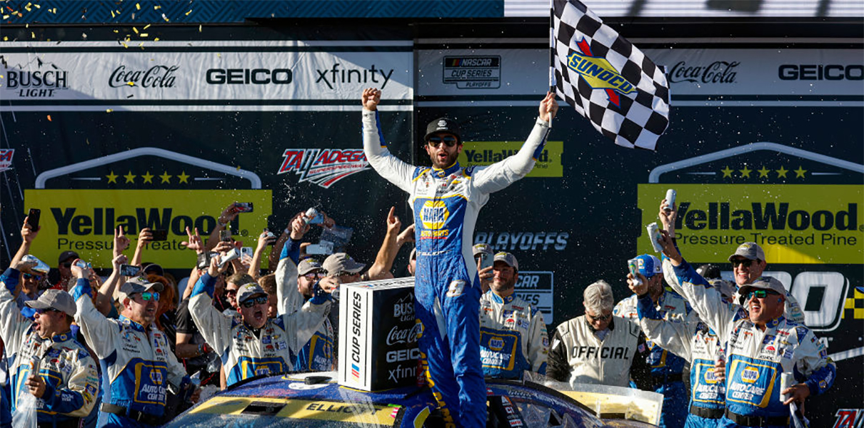 Geico 500 Odds - Chase Elliott won here last Fall and looks to improve upon his first race back last week.