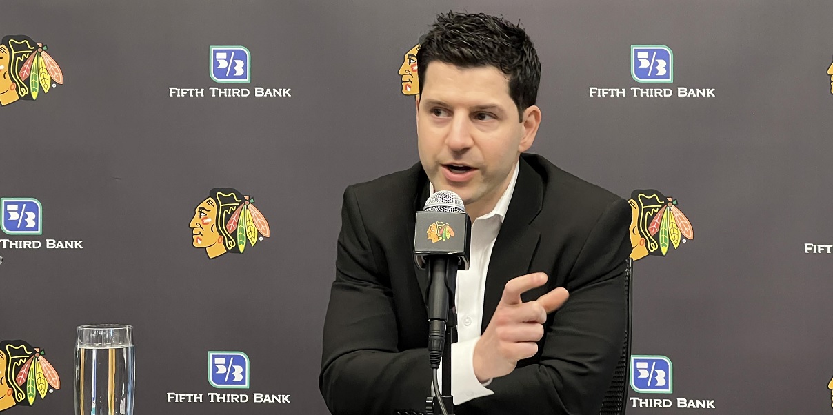 Bedard's play will determine his role with Blackhawks, GM says