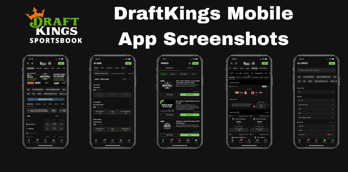 Draftkings Mobile App Screenshots
