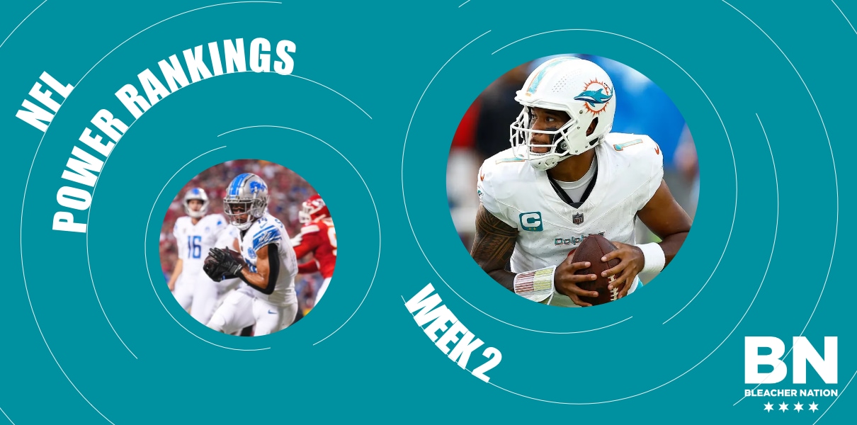 BN NFL Power Rankings — Week 2: Fun with Small Sample Sizes!