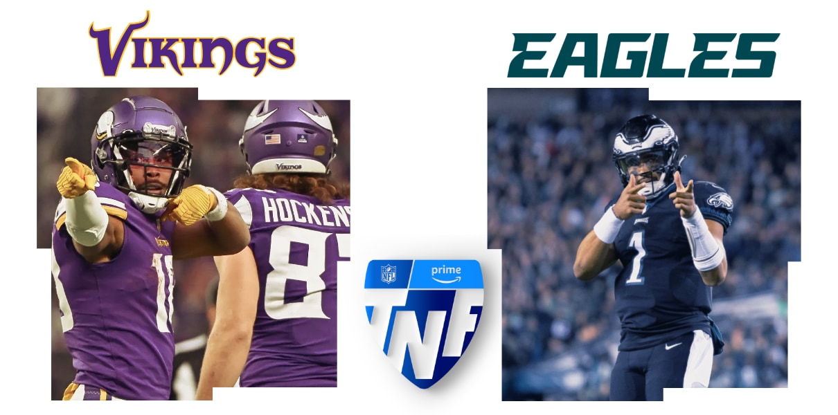 Thursday Night Football: Vikings vs. Eagles – Lineups, Broadcast Info, Game  Thread, More - Bleacher Nation