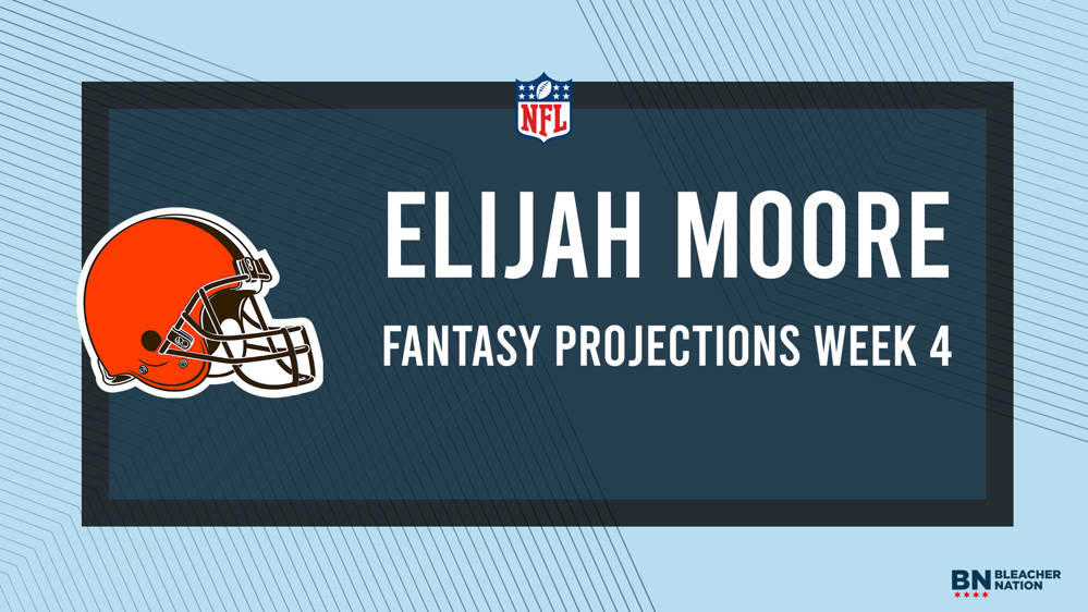 Elijah Moore Fantasy Week 4: Projections vs. Ravens, Points and Stats,  Start or Sit - Bleacher Nation