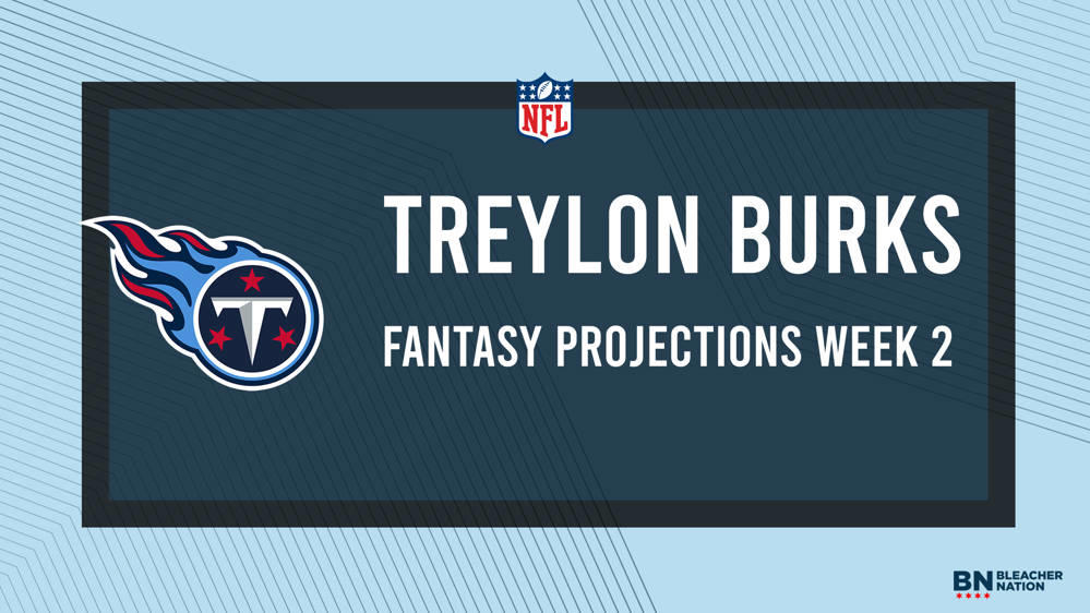 Treylon Burks Fantasy Week 2: Projections vs. Chargers, Points and