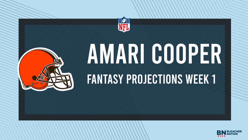 Amari Cooper Fantasy Week 1: Projections vs. Bengals, Points and Stats,  Start or Sit - Bleacher Nation