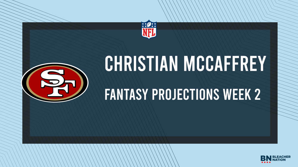 Christian McCaffrey Fantasy Week 2: Projections vs. Rams, Points and Stats,  Start or Sit - Bleacher Nation