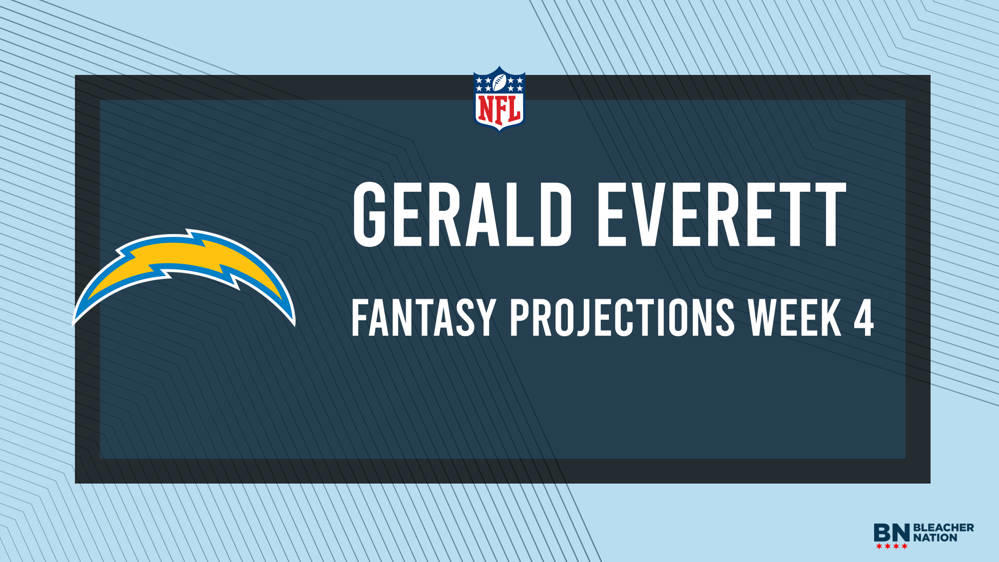 Gerald Everett Fantasy Week 4: Projections vs. Raiders, Points and Stats,  Start or Sit - Bleacher Nation