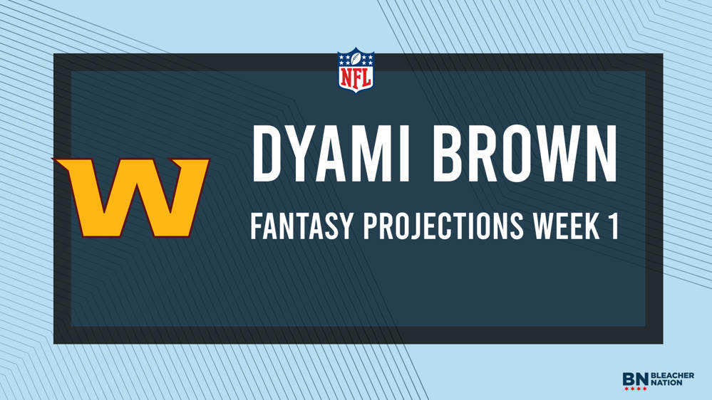 Dyami Brown Fantasy Week 1: Projections vs. Cardinals, Points and Stats,  Start or Sit - Bleacher Nation