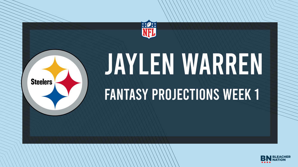 Jaylen Warren Fantasy Week 1: Projections vs. 49ers, Points and