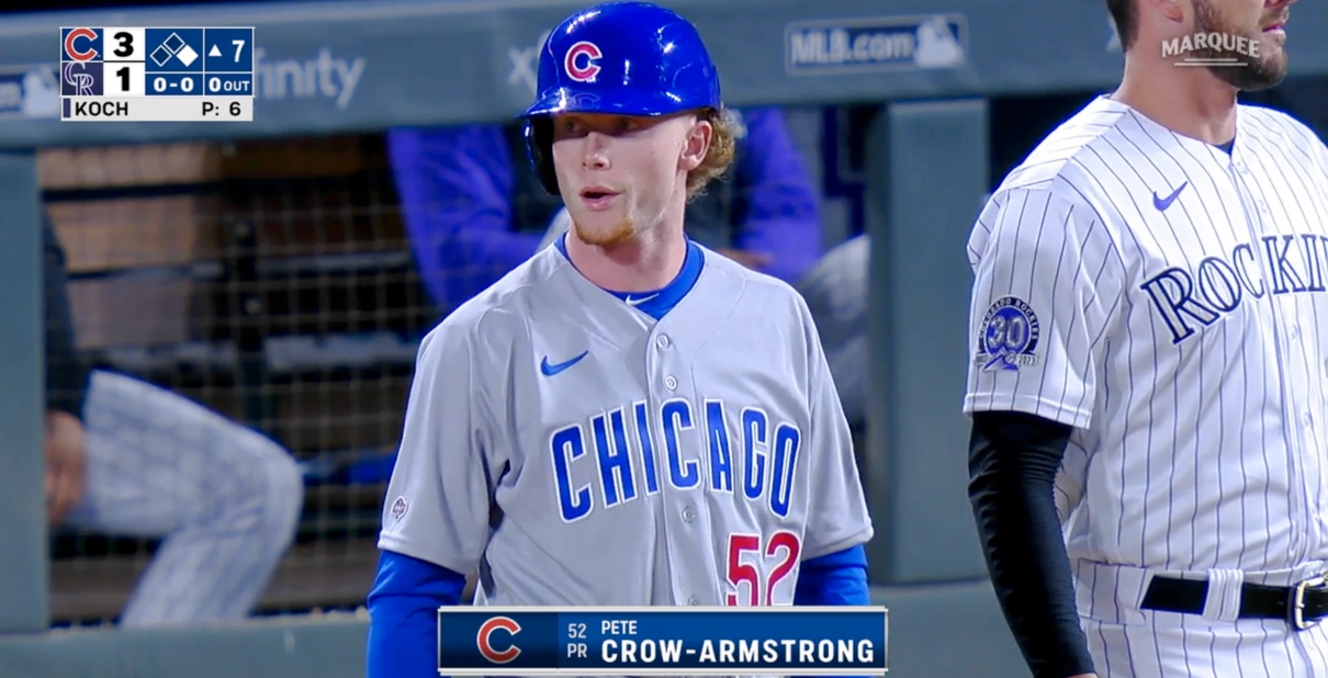 David Ross Cautions on Pete Crow-Armstrong Playing Time: We're