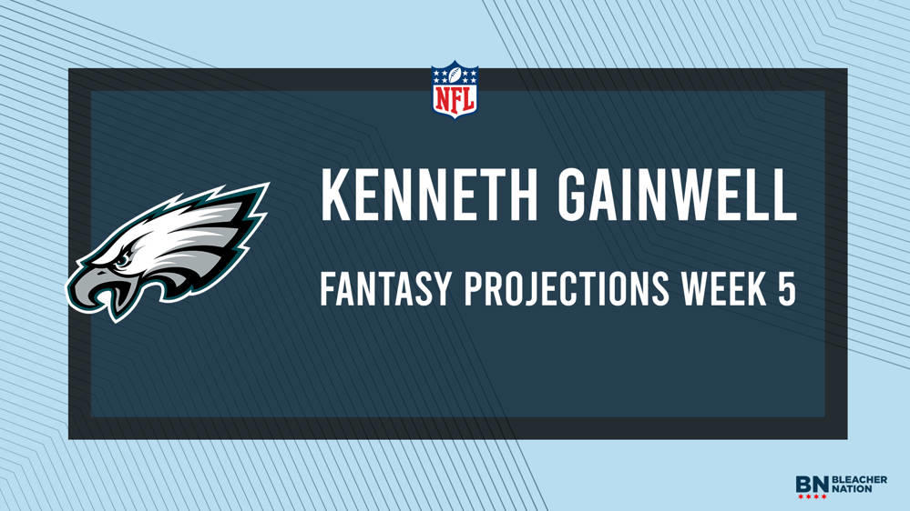Kenneth Gainwell Fantasy Week 5: Projections vs. Rams, Points and