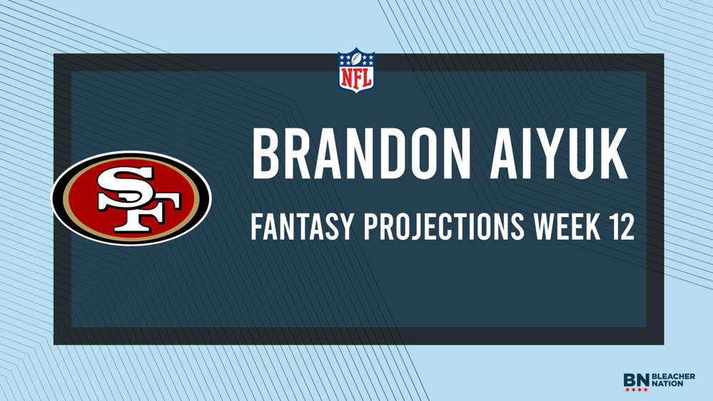 Brandon Aiyuk Fantasy Week 12: Projections vs. Seahawks, Points and Stats,  Start or Sit - Bleacher Nation