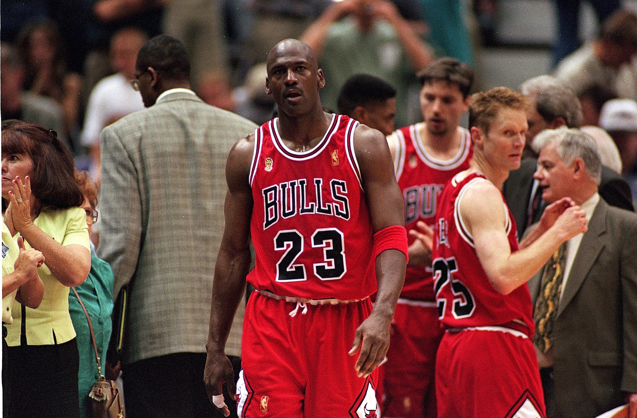 Michael Jordan of the Chicago Bulls