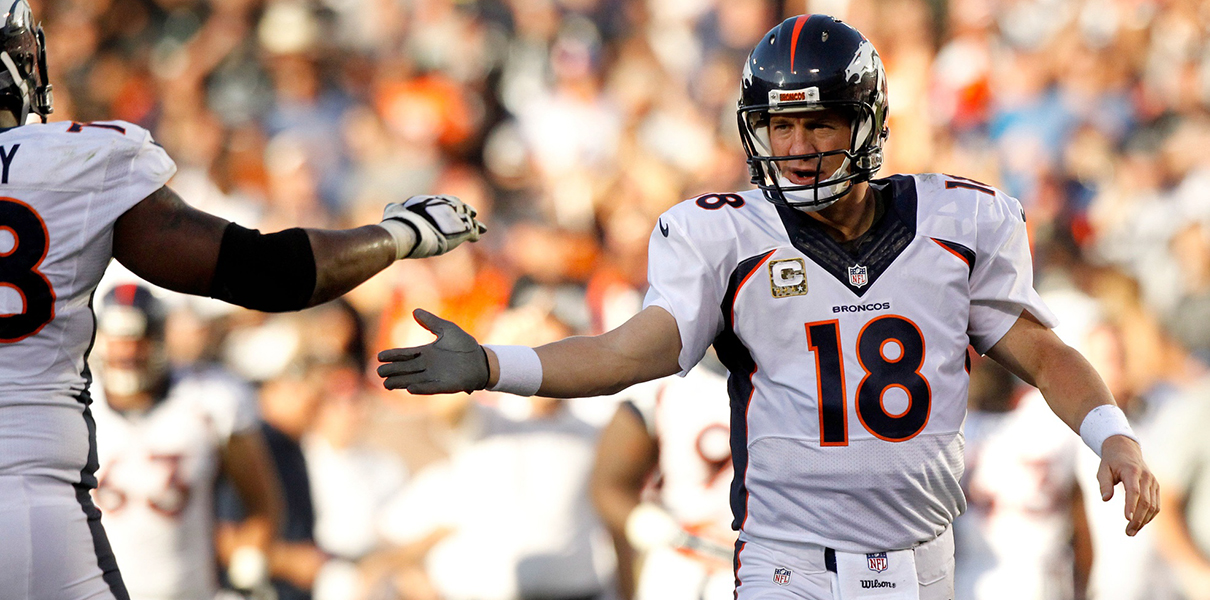 Peyton Manning won an NFL-record five MVPs