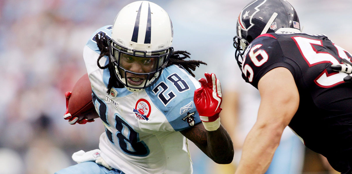 Chris Johnson currently sits as number three among the fastest 40-yard dash times in NFL Combine history. 