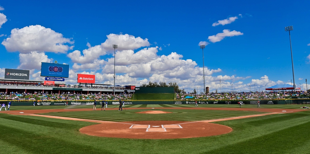 Watch the Cubs-White Sox Spring Breakout game at Sloan Park.