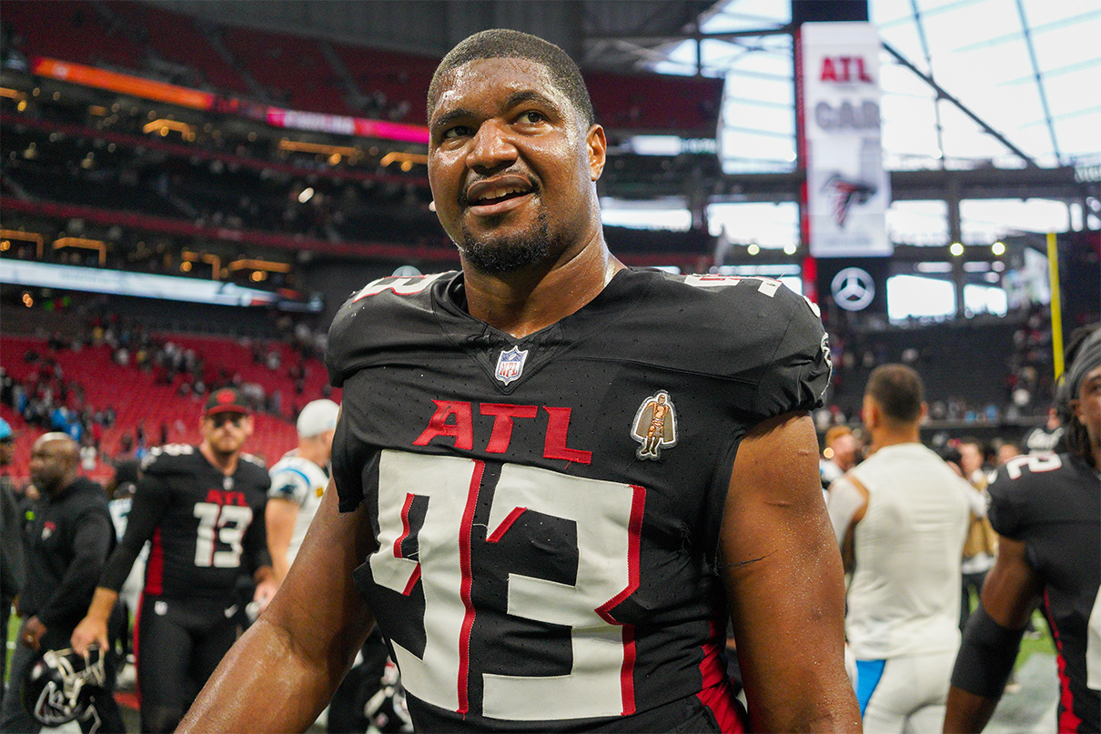 Calais Campbell may have played his last game for the Atlanta Falcons leaving pass rushers as one of their top NFL Draft needs.