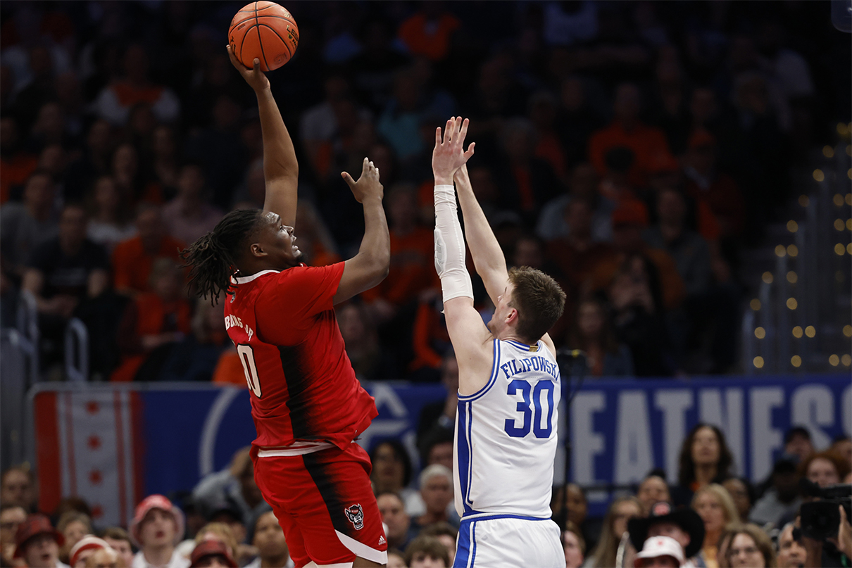 NC State and Duke face off for a third time this March for a spot in the Final Four during Sunday's Elite 8 schedule.