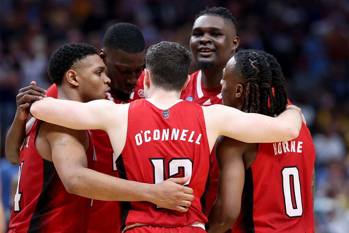 11 seed NC State faces ACC and Tobacco Road rival Duke in the Elite 8 on Sunday.