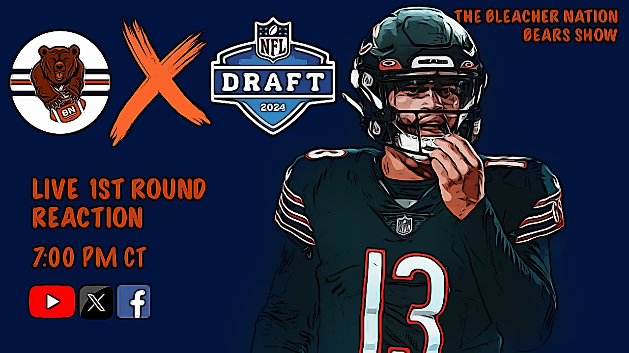 BN Bears Live 2024 NFL Draft Draft Show YouTube Card