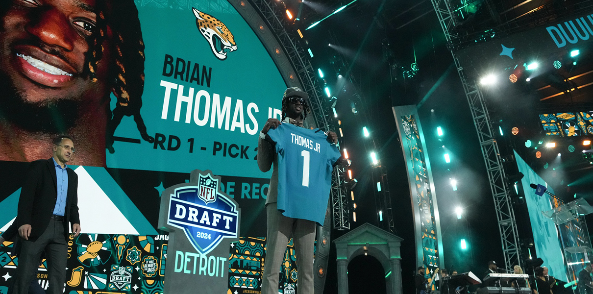 NFL Draft: Brian Thomas Jr goes to Jacksonville