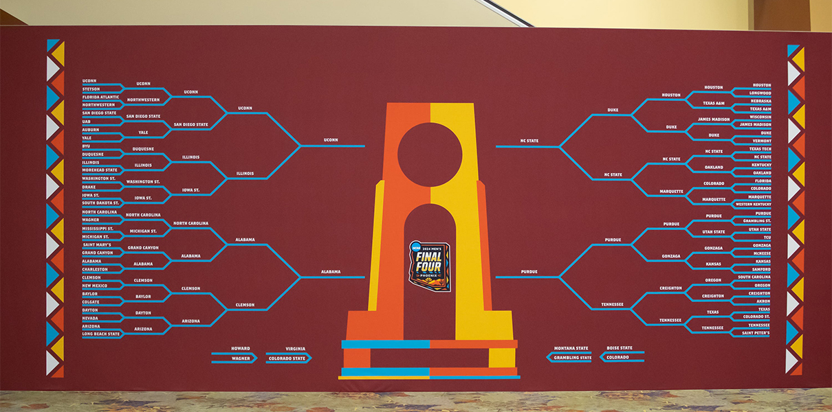 Today's Final Four March Madness Schedule