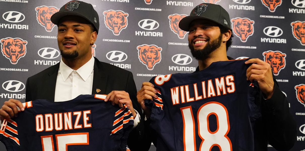 rome odunze NFL Draft Caleb Williams bears