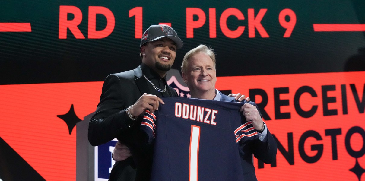 bears draft pick rome odunze