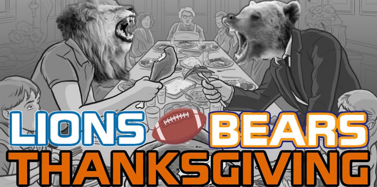 bears lions thanksgiving